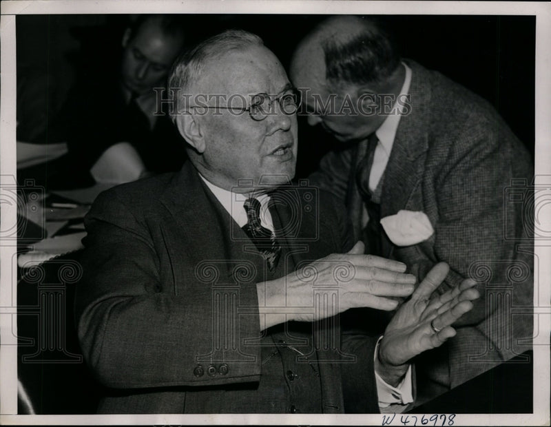 Load image into Gallery viewer, 1938 Press Photo William Green,Pres. of the American Federation of Labor
