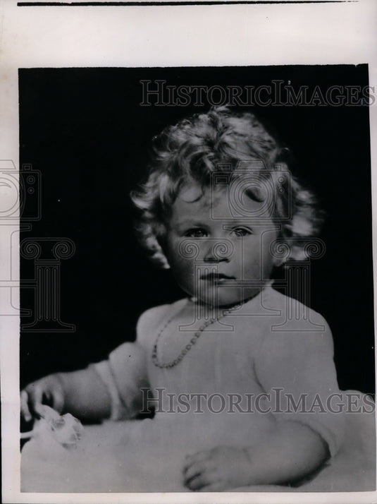 1951 Press Princess Elizabeth Had This One Year Old Birthday Photograph Taken