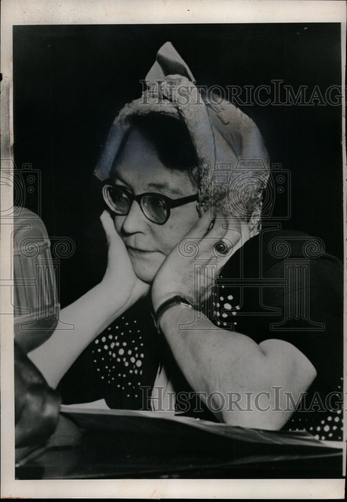 1940 Press Photo Fred Utley testified at the Senate Communist Investigation