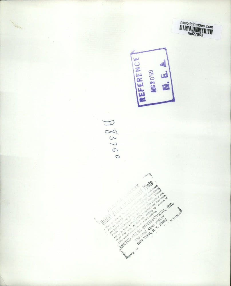 1969 Press Photo Pres. and Mrs. Richard M,Nixon at the Western White House