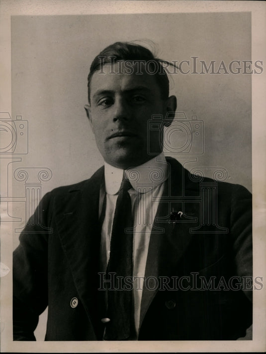 1922 Press Photo Reuben Norkin Owner of Welding Shop Charged Murder of Woman