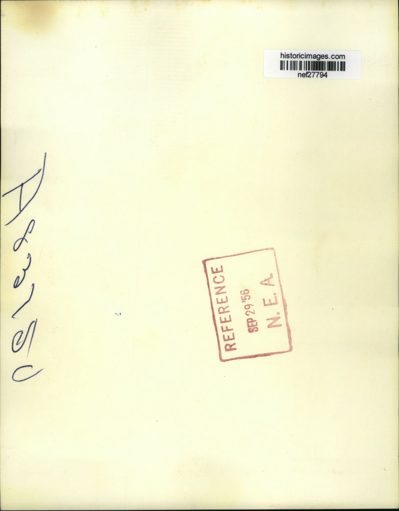 1956 Press Photo Vice Pres Nixon Visited the National Jewish Hospital in Denver