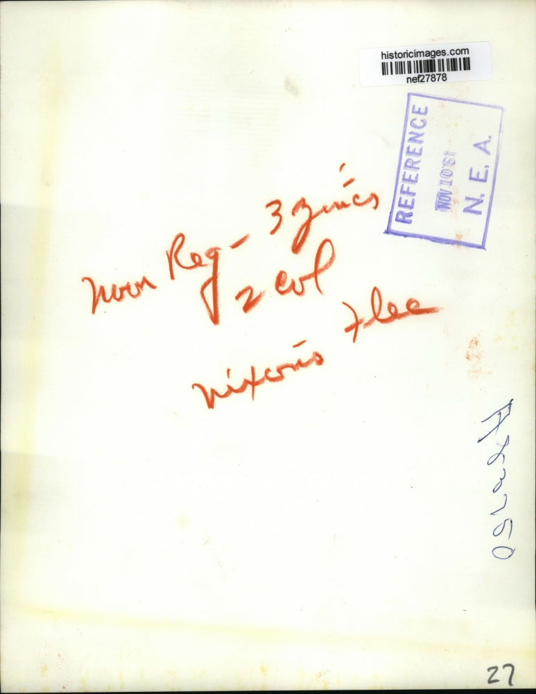 1961 Press Photo Richard Nixon, Wife at Home, Santa Monica, California