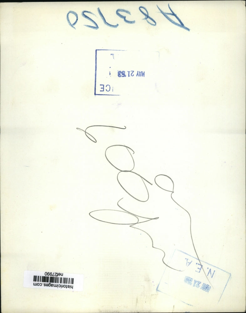 1953 Press Photo Richard Nixon, Buddy Poppy Queen Phyliss Kent of VFW in D.C.