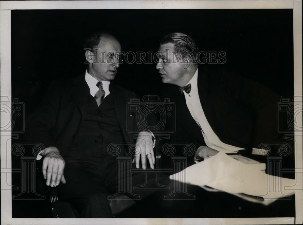 1934 Press Photo Henry Morgenthau Jr, at the House Ways and Means Committee