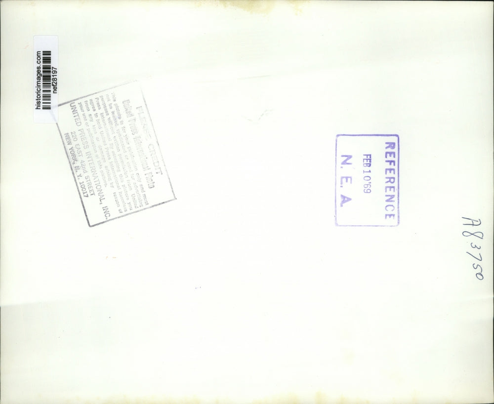 1969 Press Photo Richard Nixon and Melvin Laird at Pentagon Welcoming Ceremony