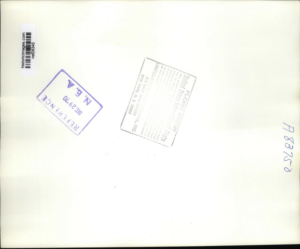 1970 Press Photo Richard Nixon, David Kennedy at White House - nef28345