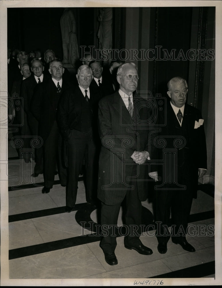 1939 Press Photo Senators on Way to 150th Anniversary of U.S. Congress in D.C.