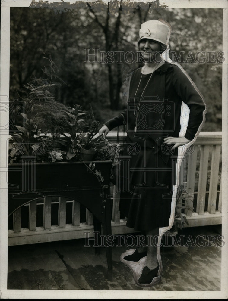 1928 Press Photo Lou Hoover - nef28631