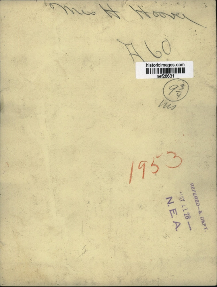 1928 Press Photo Lou Hoover - nef28631