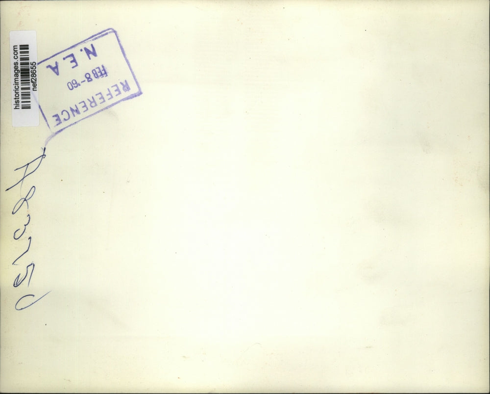 1960 Press Photo Richard Nixon, Cotton Maid Sandra Lee Jennings in Washington DC