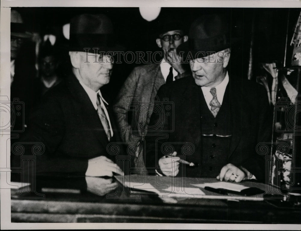 1935 Press Photo Clay County Rogers, Pross I Cross at Nellie Tipton Muench Trial