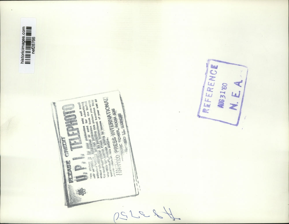 1960 Press Photo Richard Nixon Greets Los Angeles Campaign Tour Crowds