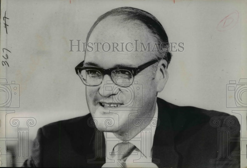 Load image into Gallery viewer, 1970 Press Photo House Democratic Leader Carl Albert of Oklahoma - nef28872
