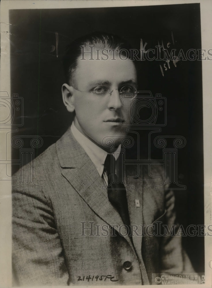 1920 Press Photo Chauncey D. Snow - nef28982