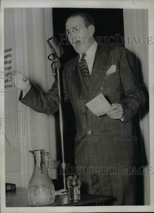 1938 Press Photo Jeff Burkitt Out of Jail Served 6 Months Disorderly Conduct