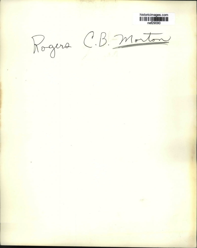 Press Photo Rogers Morton US Secretary of the Interior, Secretary of Commerce