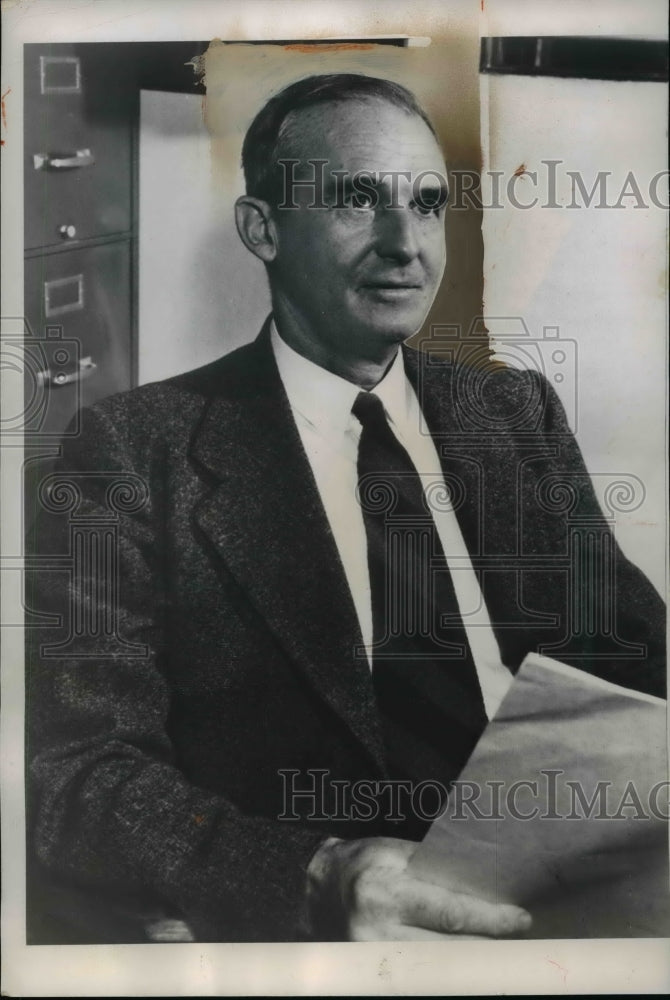 1949 Press Photo Dr. William F. Giaque, Professor University of California