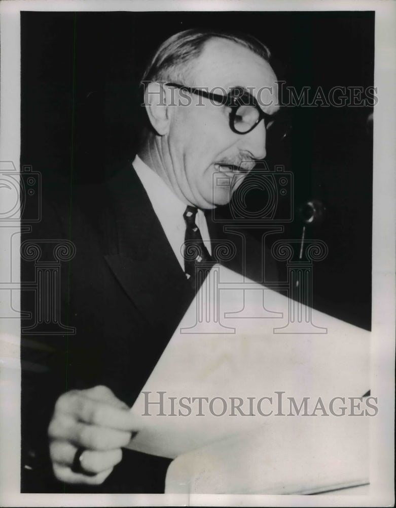 1953 Press Photo Senator Wayne Morse Speaking at AFL Convention, St. Louis- Historic Images