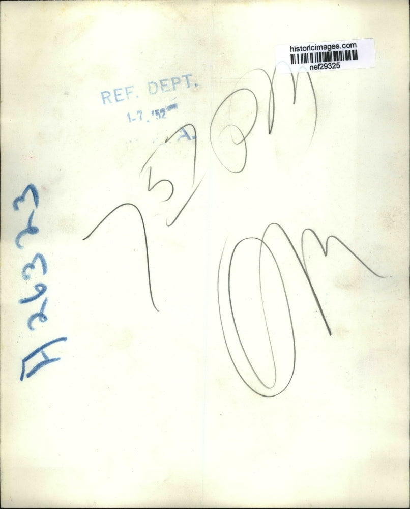 1952 Press Photo Secretary of State Dean Acheson Announces US-Hungary Travel Ban