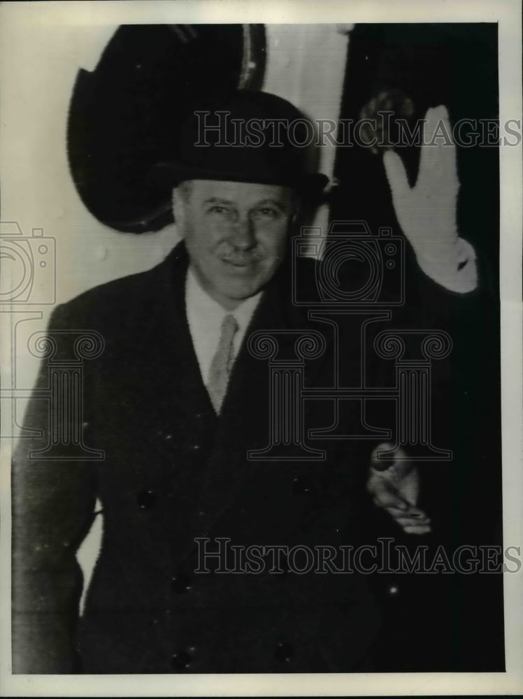 1938 Press Photo Hurh Wilson, U.S Ambassador to Germany confer with Cordell Hull