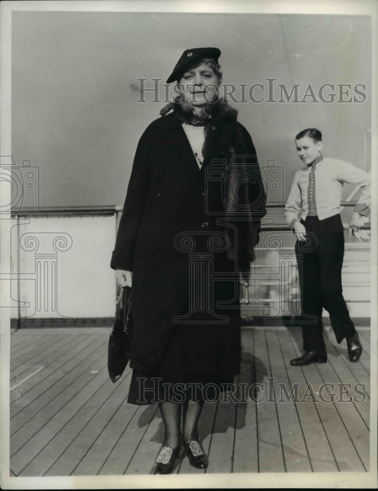 1936 Press Photo Lady Lindsay, Wife of Sir Ronald Lindsay - nef29428