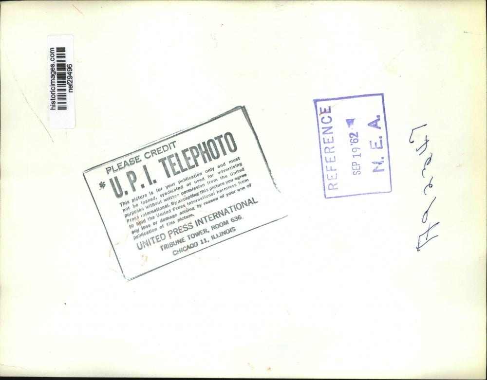 1962 Press Photo Interior Secretary Stewart Udall at Washington Press Conference