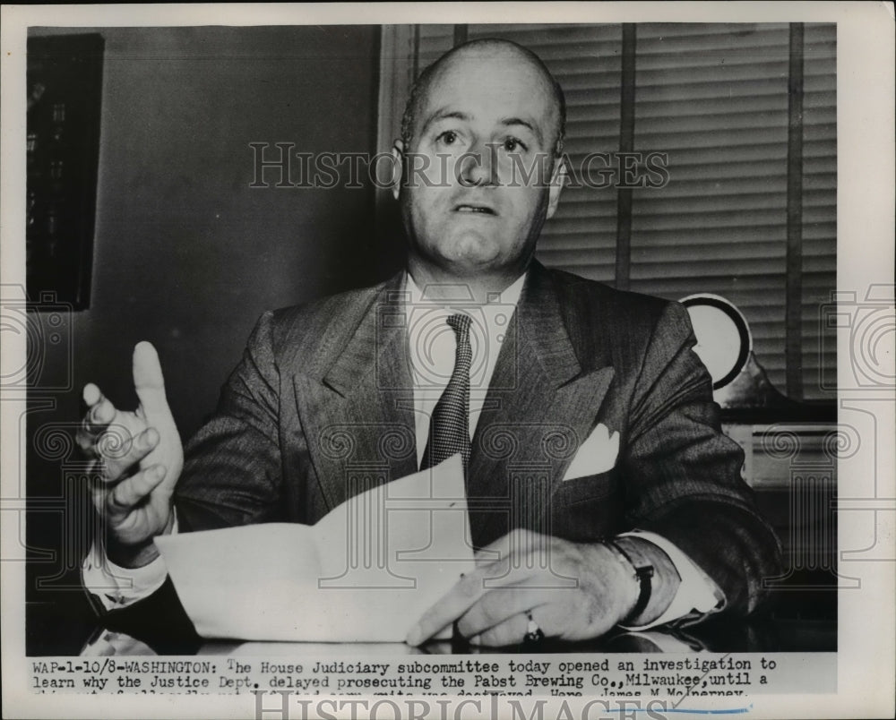 1937 Press Photo Investigation Opened To Learn why . Prosecution Was Delayed