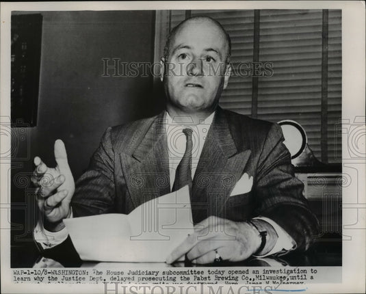 1937 Press Photo Investigation Opened To Learn why . Prosecution Was Delayed