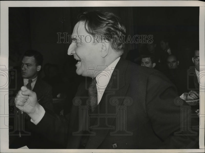 Load image into Gallery viewer, 1941 Press Photo Gerald Smith Testifies Before Senate Comm Hearing on Aid Bill
