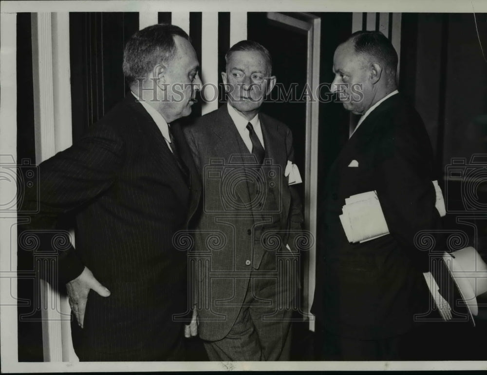 1934 Press Photo Government Officials at Liquor Control Conference, Chicago