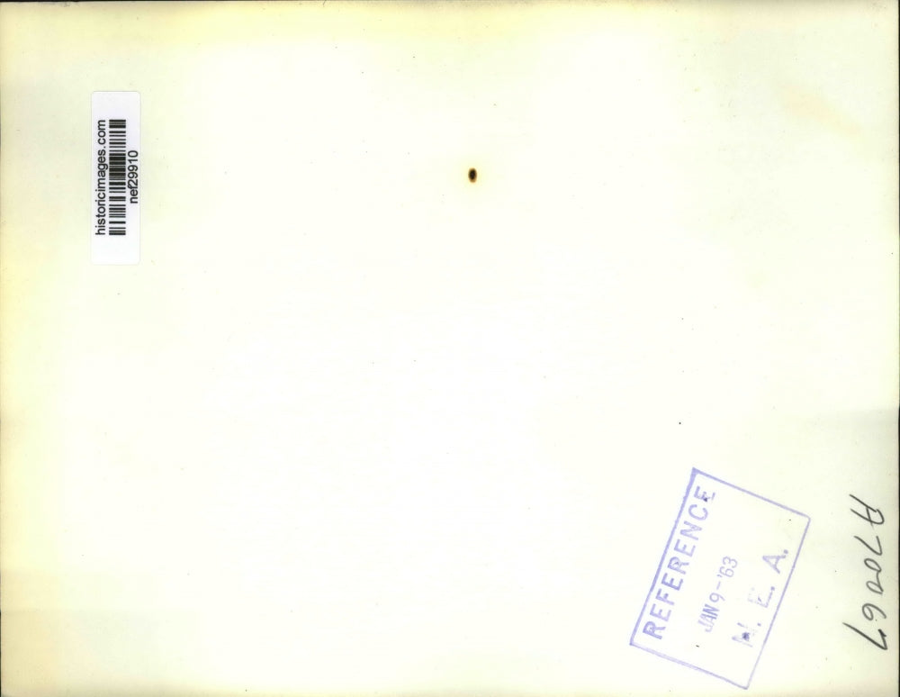 1963 Press Photo Sen.Robert S.Kerr left the Kennedy died in hart attack