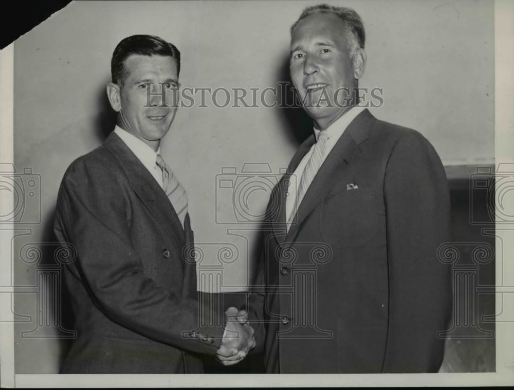 1939 Press Photo Major E.E.Larsons - nef30033