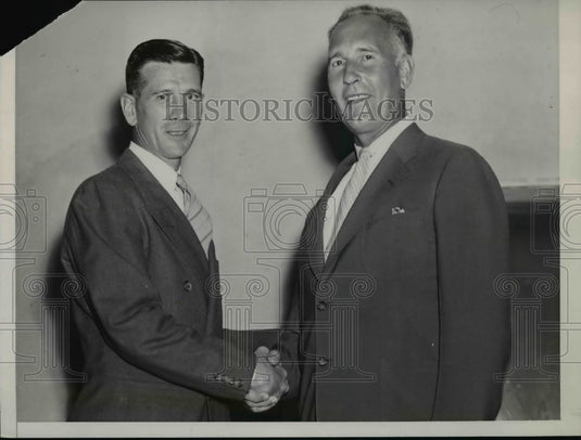 1939 Press Photo Major E.E.Larsons - nef30033