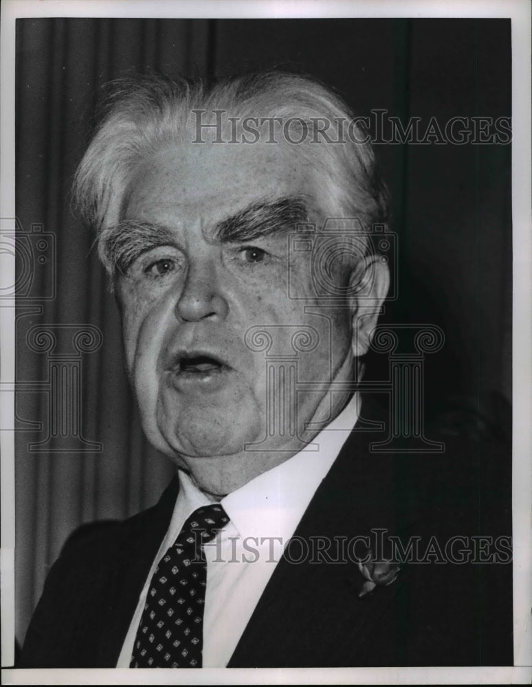 1959 Press Photo John L Lewis Shown After Testifying Before House Labor Subcomm
