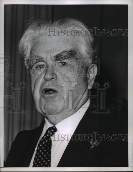 1959 Press Photo John L Lewis Shown After Testifying Before House Labor Subcomm