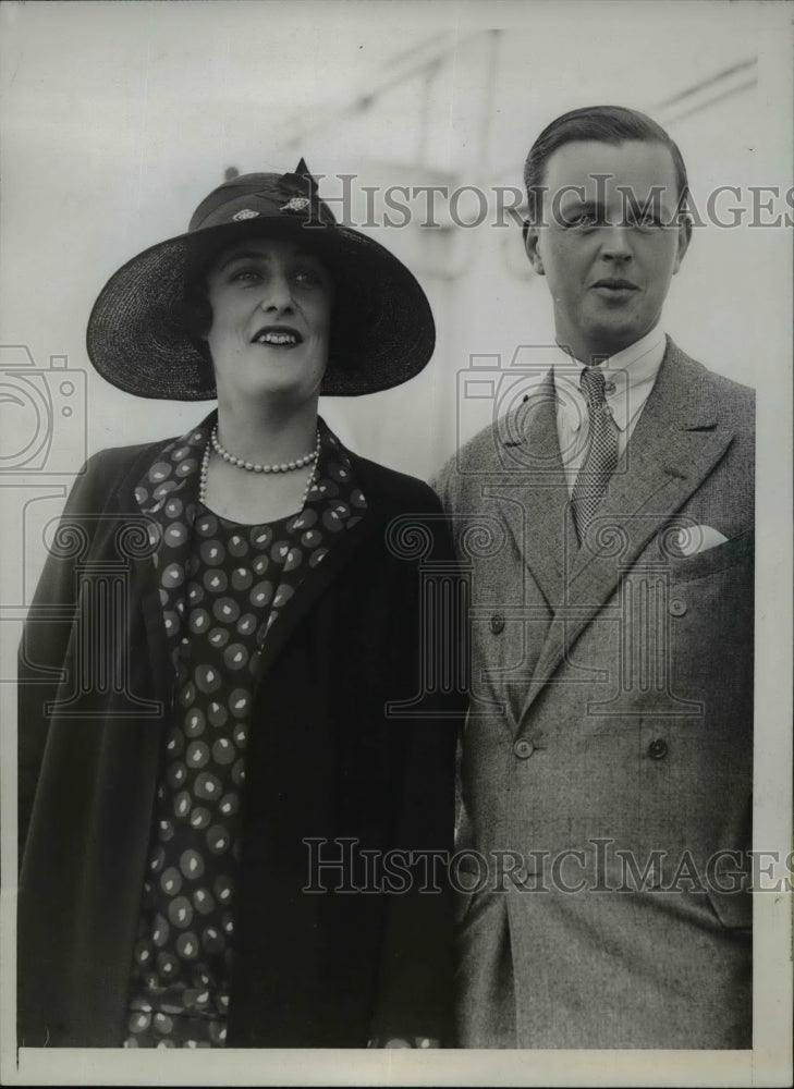 1934 Press Photo Duke & Duchess of Marlborough - nef30166