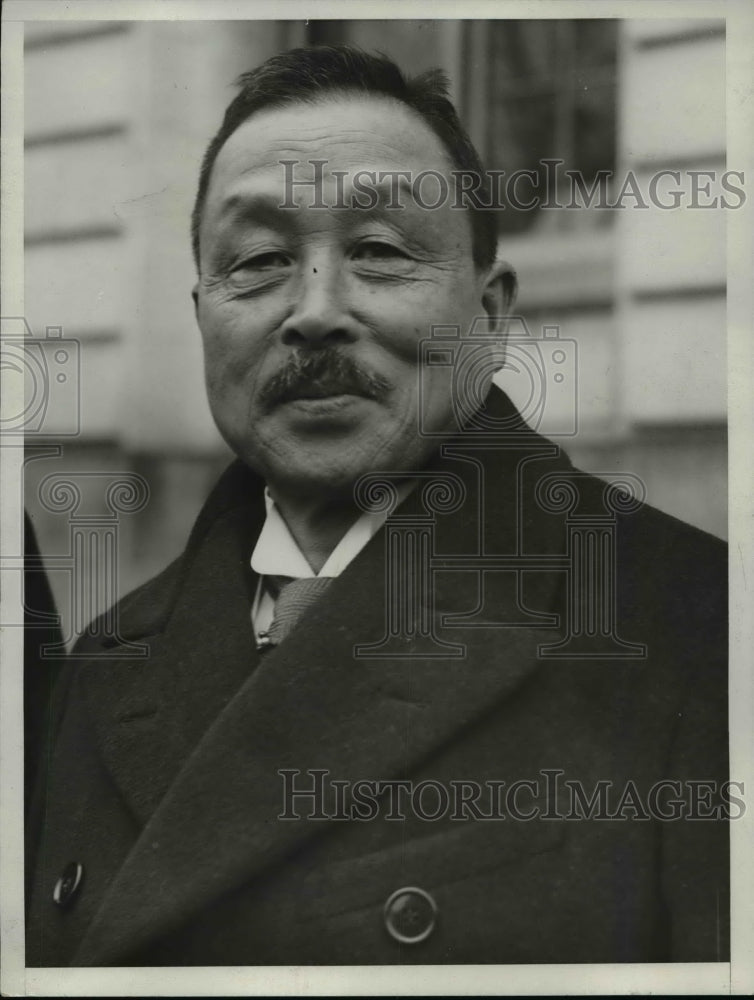 1929 Press Photo Admiral Takarabe Takeshi, Japan - nef30271