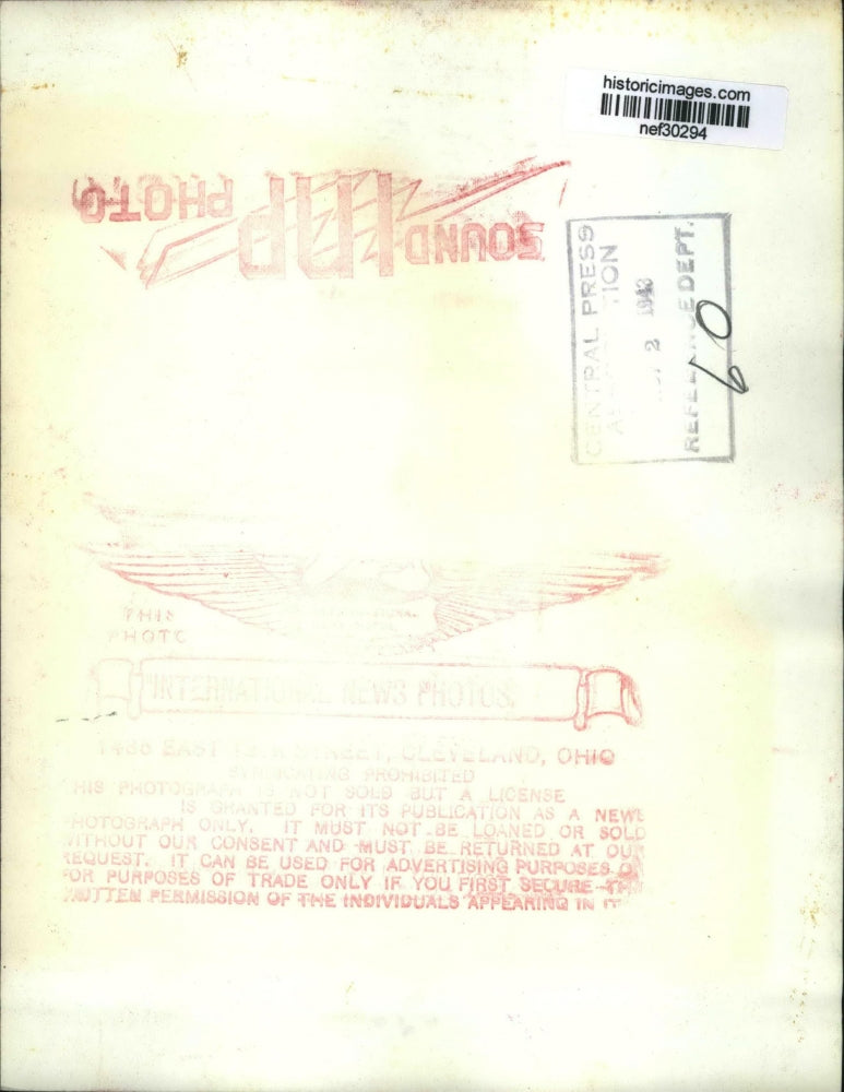 1943 Press Photo John L. Lewis - nef30294