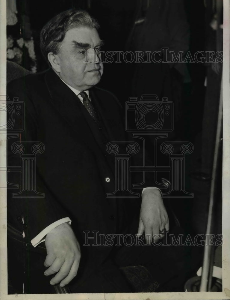 1932 Press Photo John L. Lewis Speaking in Atlantic City, New Jersey - nef30313