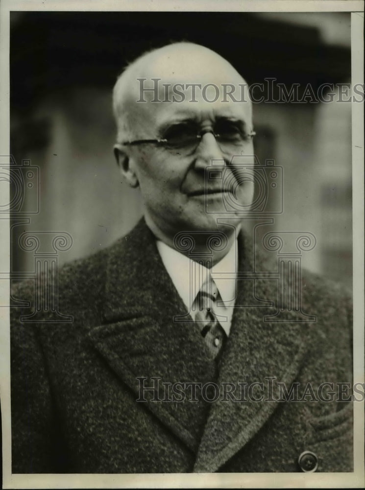 1930 Press Photo Dr.Thomas Wood Stanford University Instructor - nef30406