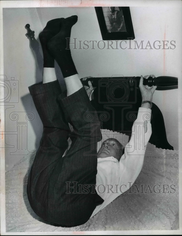 1966 Press Photo George Burrows 90 years old from Shaker Heights - nef30469