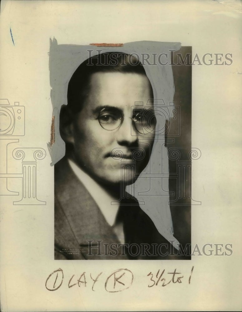 1933 Press Photo P.B. Zimmerman - nef30627