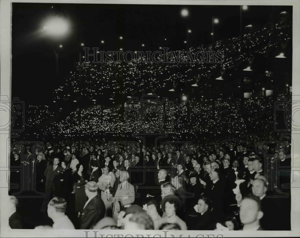 1935 Press Photo Eucharistic Congress at Cleveland, Ohio - nef30731