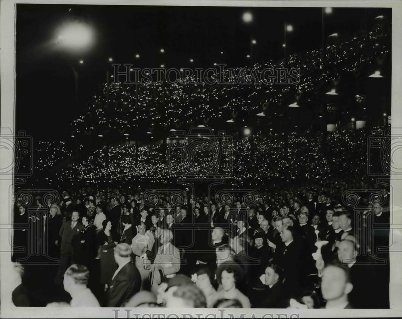 Load image into Gallery viewer, 1935 Press Photo Eucharistic Congress at Cleveland, Ohio - nef30731
