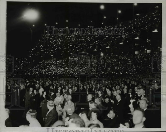 1935 Press Photo Eucharistic Congress at Cleveland, Ohio - nef30731