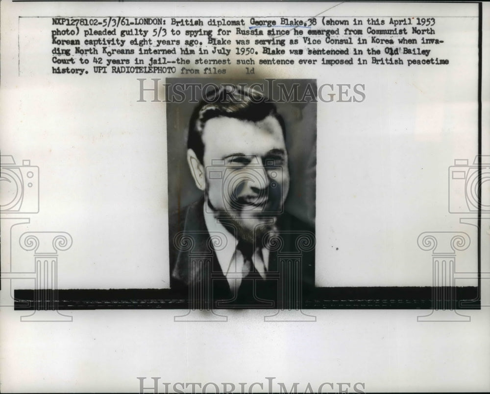 1953 Press Photo George Blake - nef30842