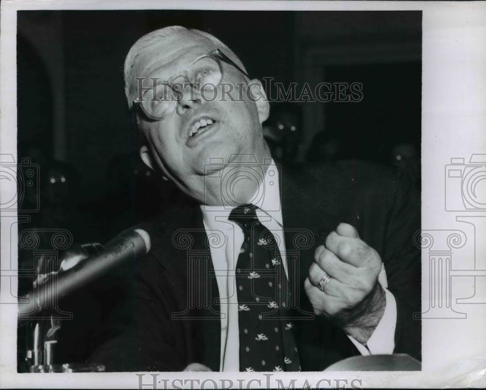 1957 Press Photo Charles E. Wilson, Secretary of Defense - nef30847