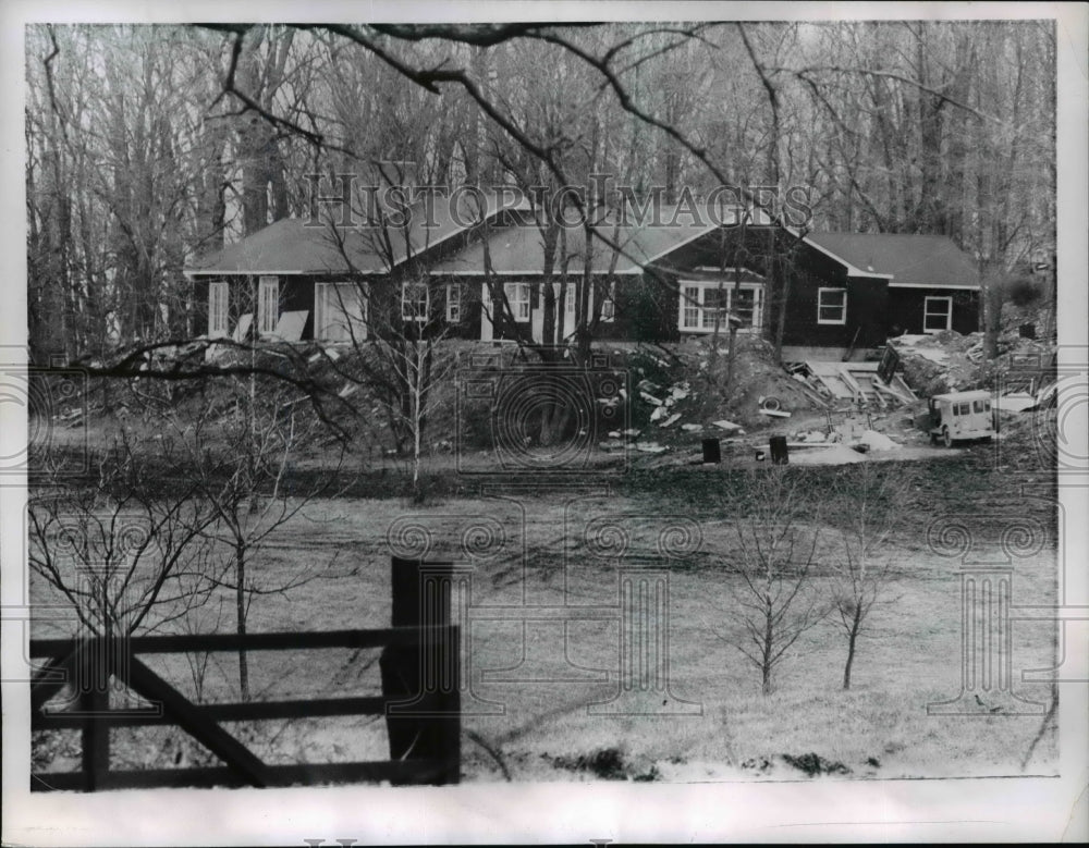 1963 Press Photo Rattlesnake Mountain Weekend Home of John F. Kennedy, Virginia