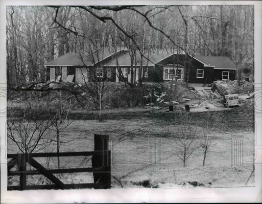 1963 Press Photo Rattlesnake Mountain Weekend Home of John F. Kennedy, Virginia
